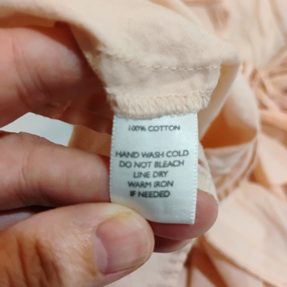 LOFT Blush Pink Ruffle Blouse - Picture 4 of 7